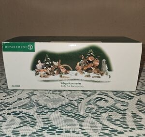 Department 56 "Birds Out Back" Village Accessory Set